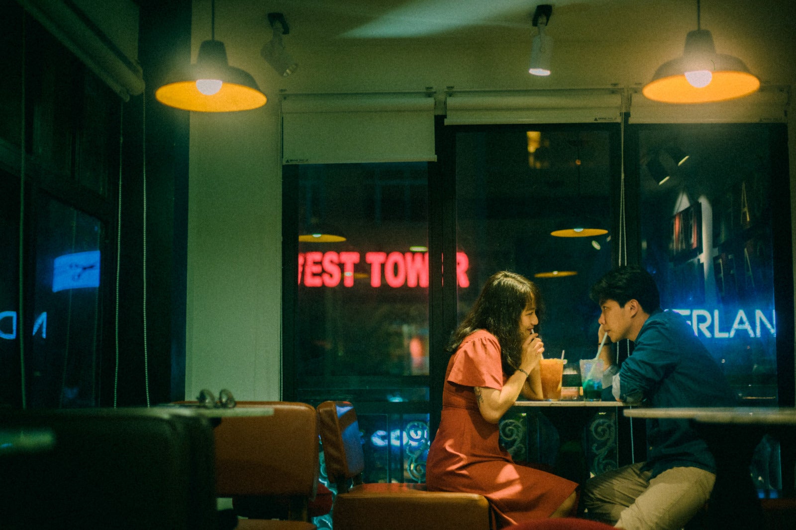 pexels couple drinking dating in cafe