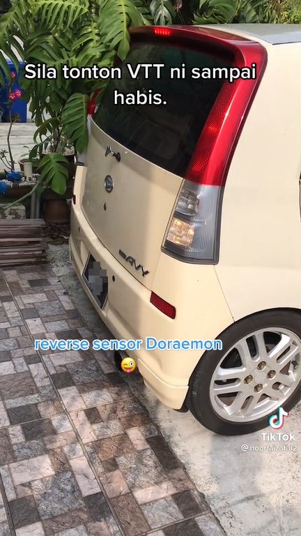 SS 4 car gostan with reverse sensor Doraemon theme song