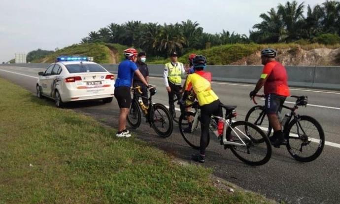 Cycling On Highway 4