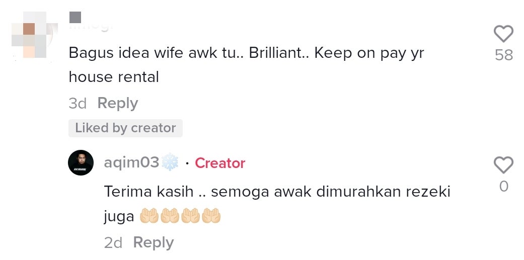 Wife Is Tenant Comment 1