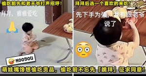 小孩偷吃供品