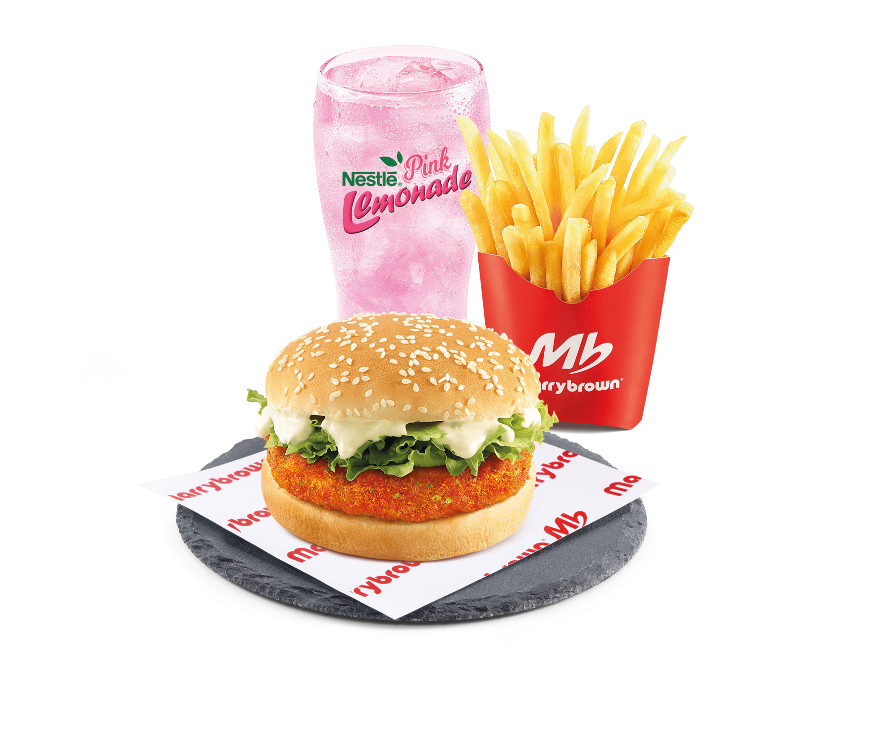 IMAGE 3 Tom Yam Chicken Burger Combo