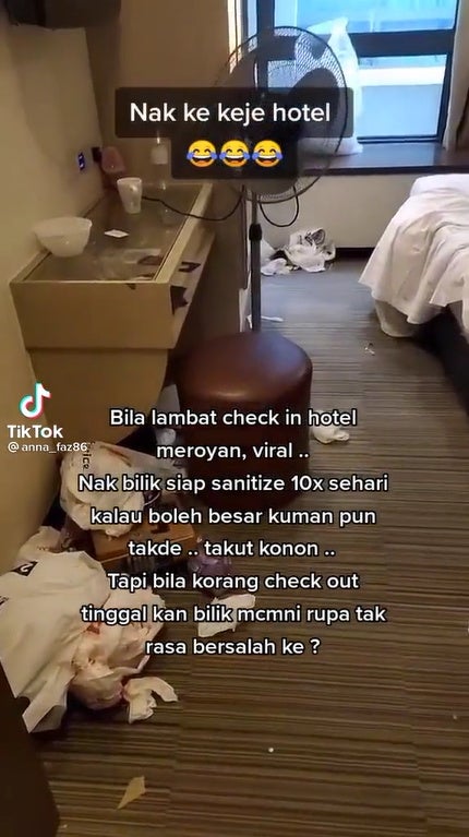 SS 3 guest dirty hotel room