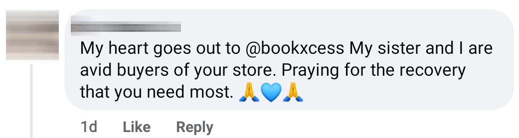 Bookxcess Comment 3