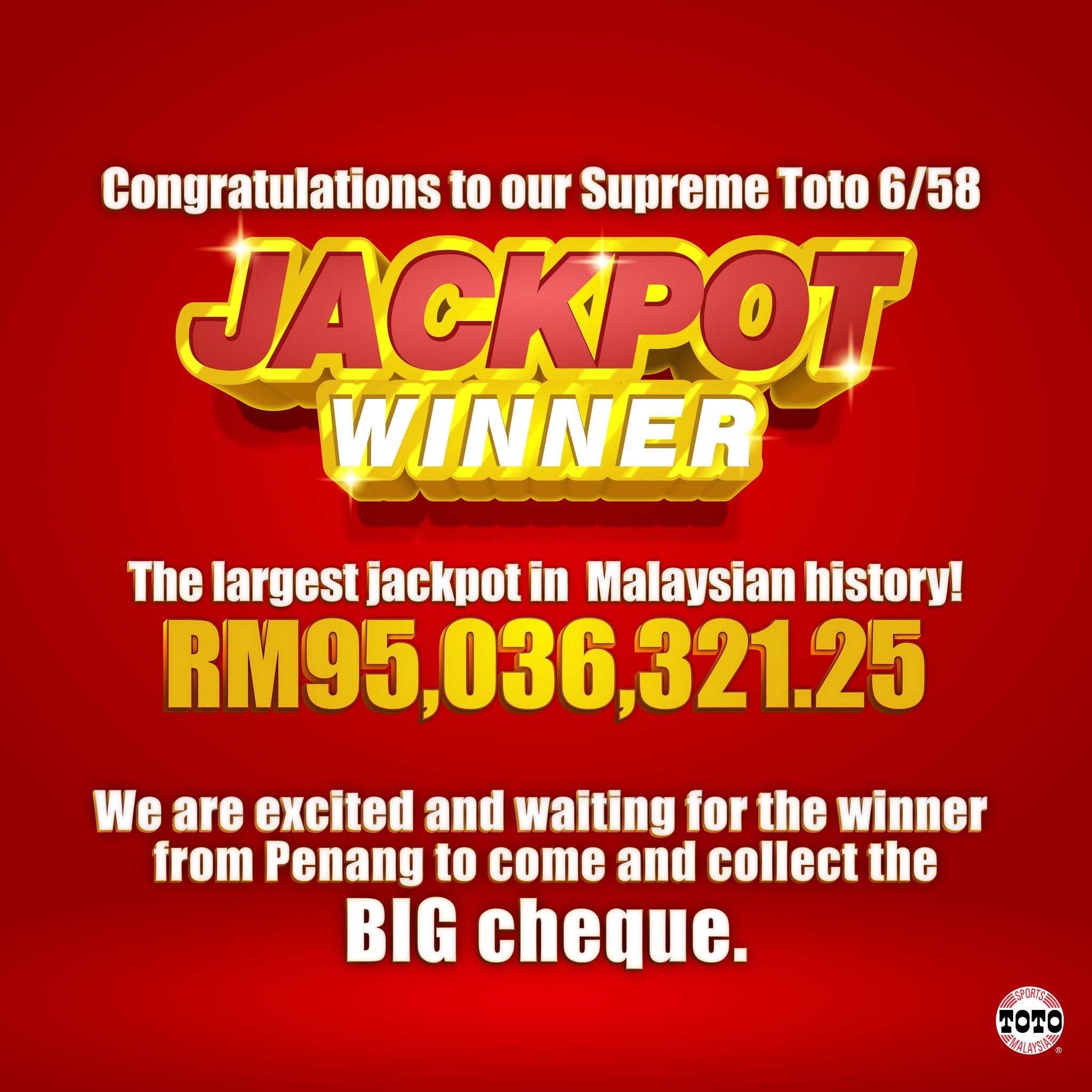 toto largest jackpot winner history