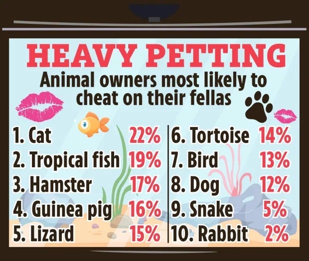 Pet Owner That Is More Likely To Cheat On Husband