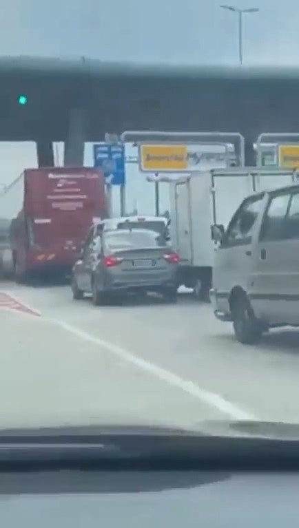 SS 1 saga lorry fights myvi wins