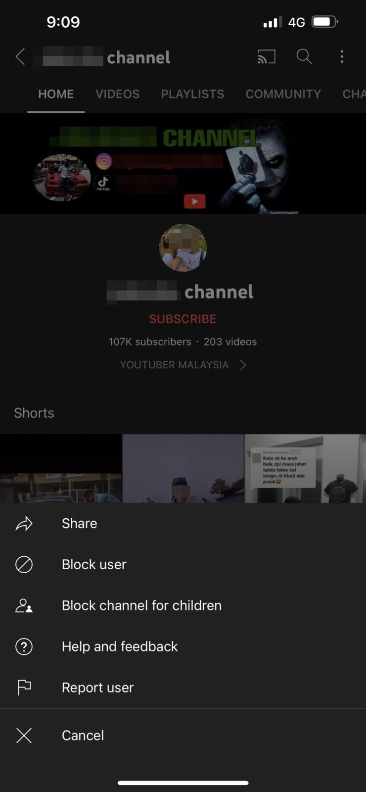 Block Youtube