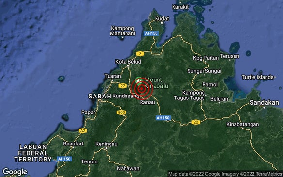 sabah earthquake