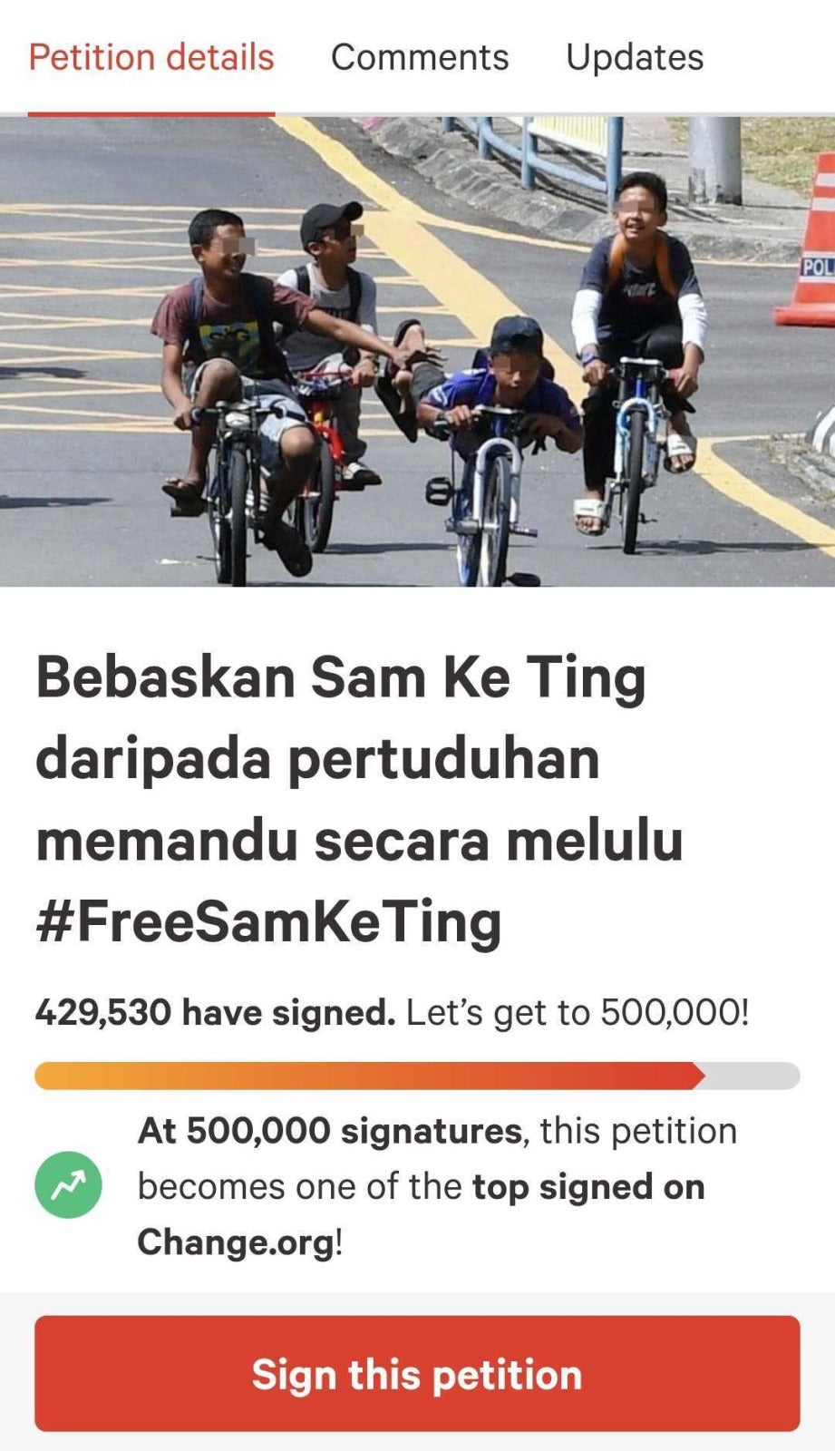 sam ke ting petition signs 5