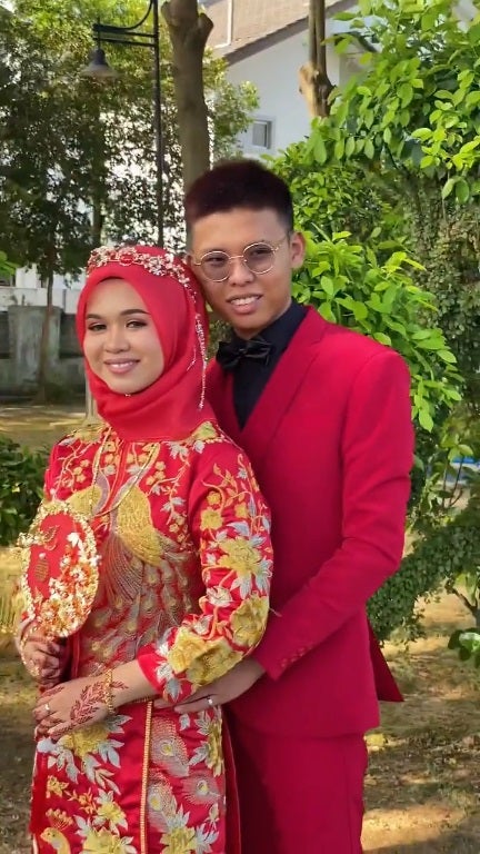 SS 2 Malay Couple wedding photo kua