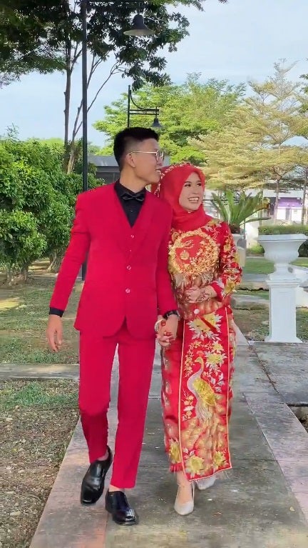 SS 3 Malay Couple wedding photo kua