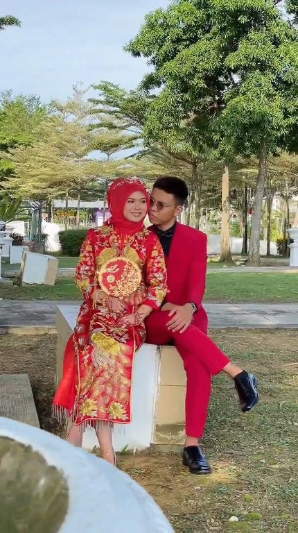 SS 4 Malay Couple wedding photo kua