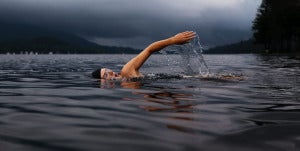 Cold Water Swimming Women Sport