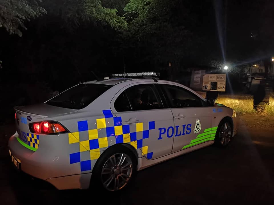 malaysia polis police car