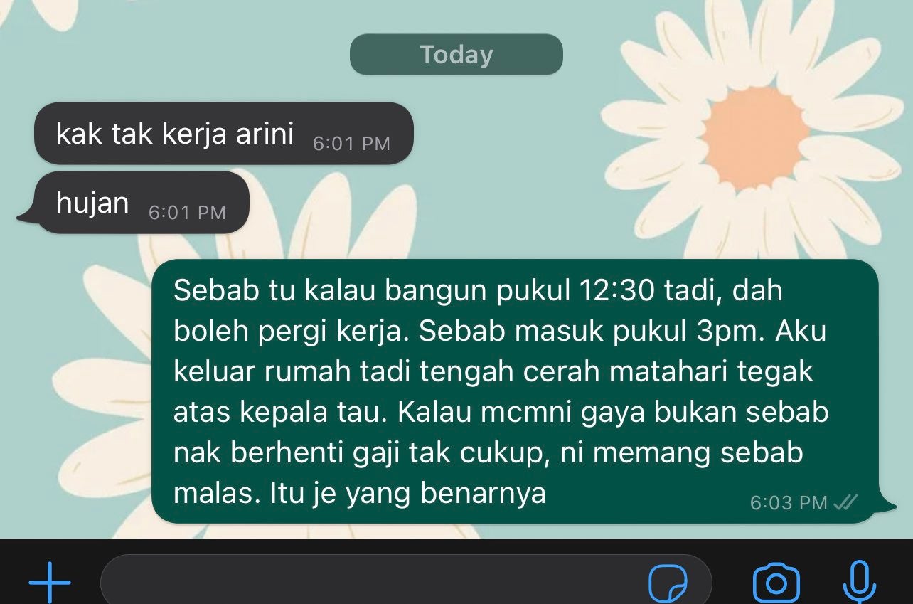 Worker Cant Attend Work Because Of Rain Stay In Sister House