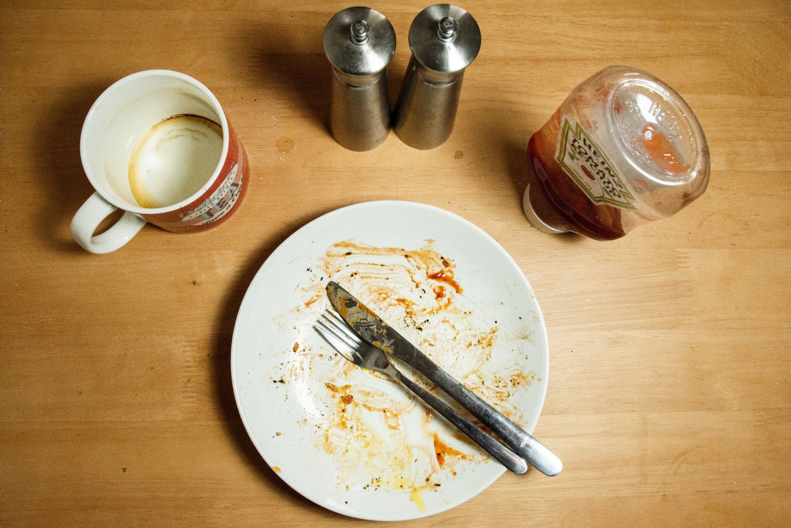 Empty Plate After Eating