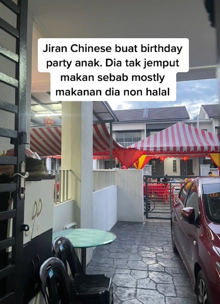 SS 1 chinese neighbour birthday party kfc halal