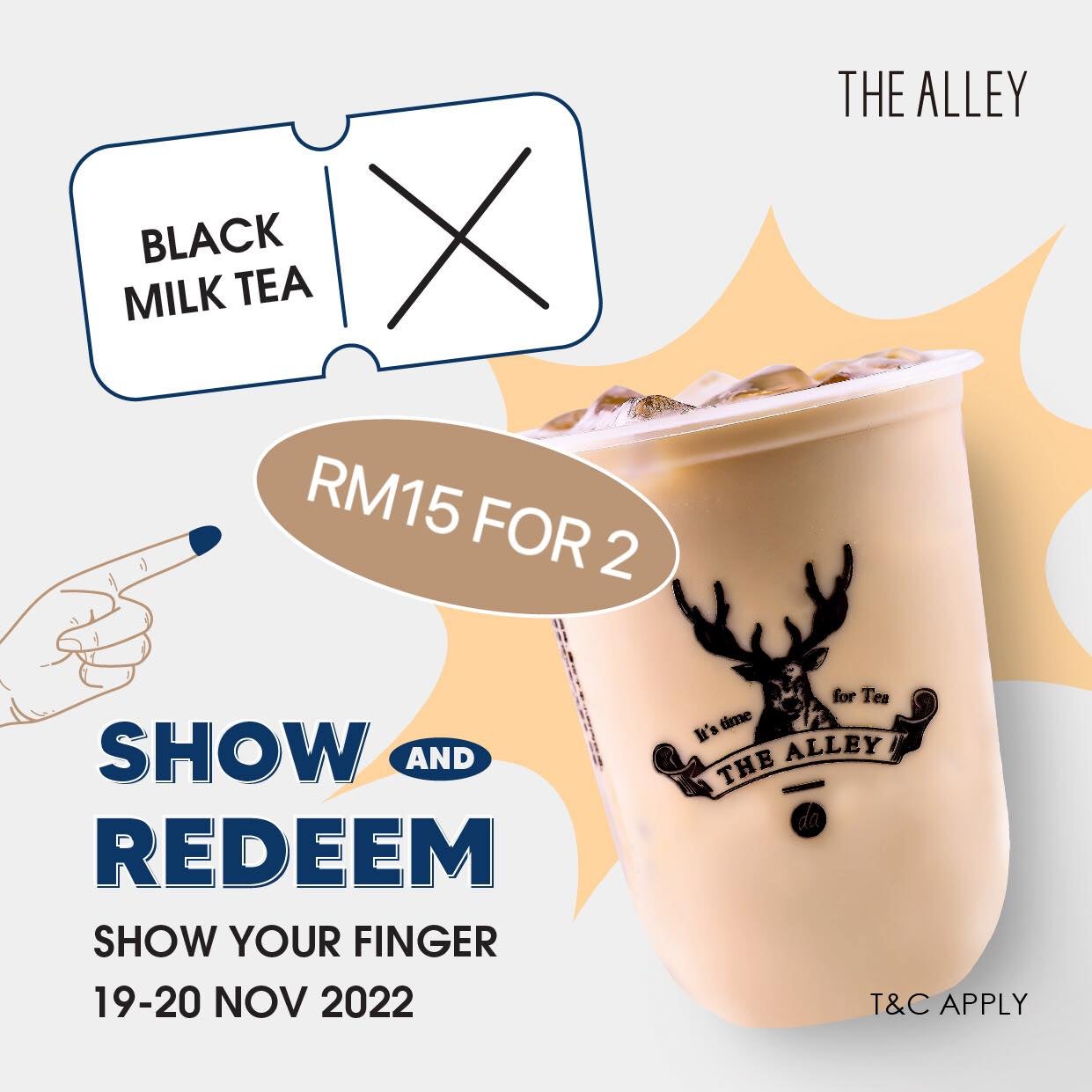 The Alley 1119 Voting Day Promotion 2 For Rm15