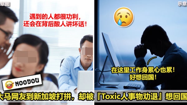 大马网友到新加坡打工，却被Toxic人事物劝退想回国！New