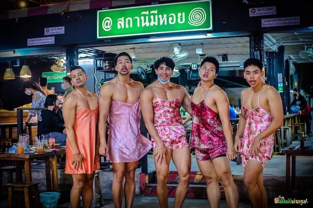 Thailand Muscle Man Restaurant Model Veerasak Mahsahaao Married 6