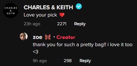 C Charles Keith Reply