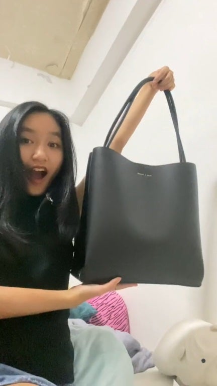 SS 1 girl mocked for saying charles keith bag is luxury 2 1