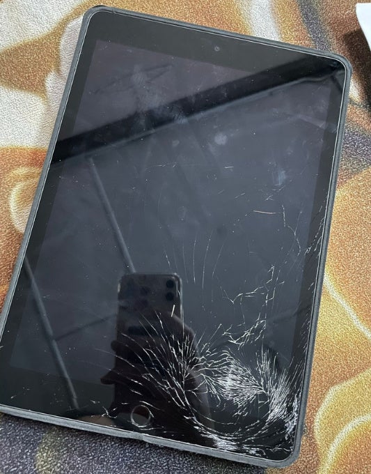 iPad screen crack