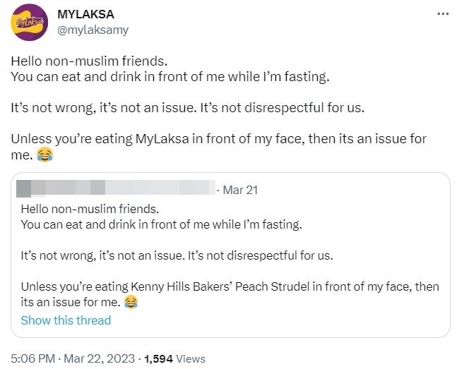 Mylaska Non Muslim Friends Can Eat Drink In Front Of Muslim As Usual