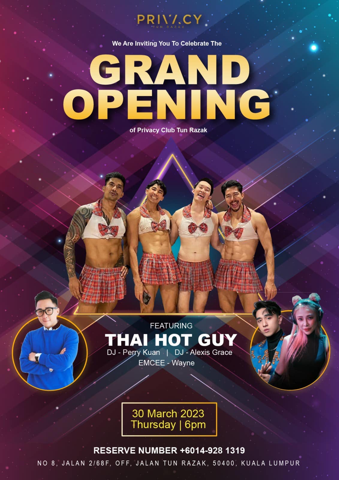 Privacy Club Tun Razak Opnening Show Thai Hot Guys