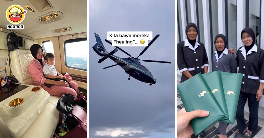 3 Maids Helicopter Trip 10k Duit Raya Feature Image
