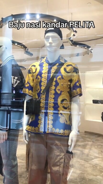 SS 1 Versace barocco 660 silk shirt Nasi Kandar Pelita