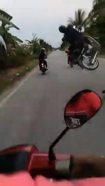Ss 3 Mat Rempit Motorcycle Flips And Crash