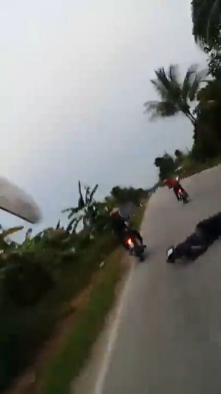 Ss 4 Mat Rempit Motorcycle Flips And Crash