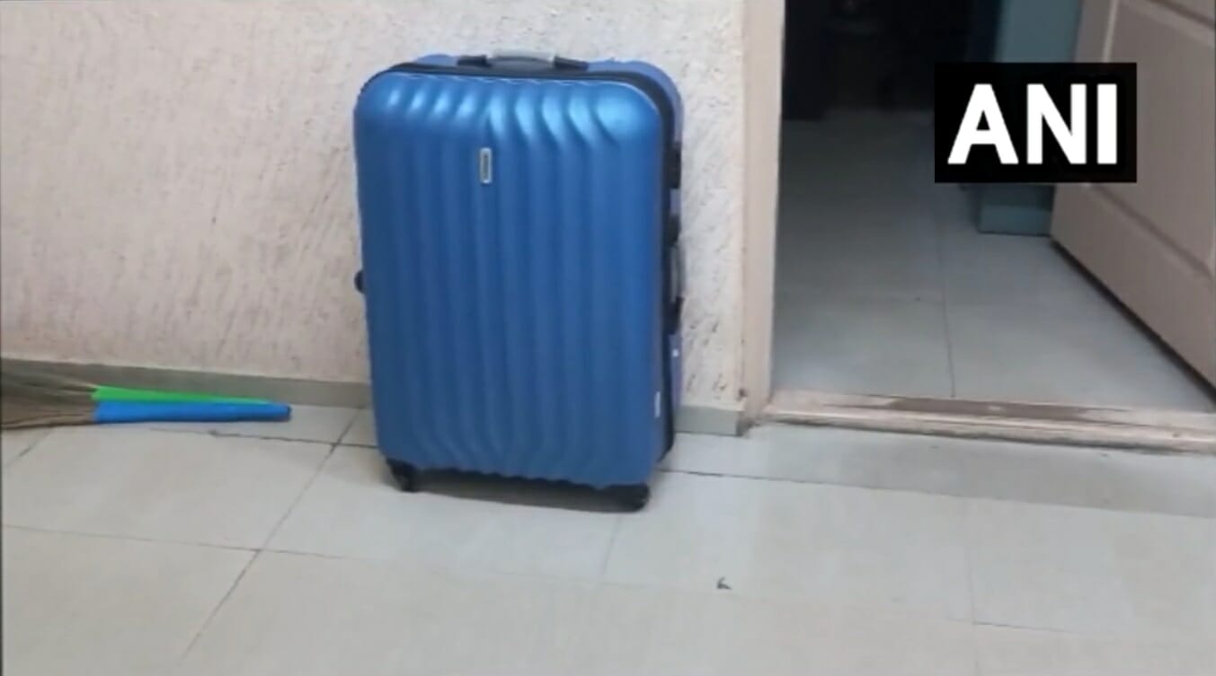 Blue Luggage Police Station Woman Killed Mother Stuff In