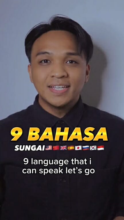 ss1 马来西亚男子精通9语言