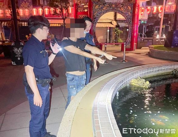 男子从许愿池偷3800元台币零钱Rm570被警员逮捕 1