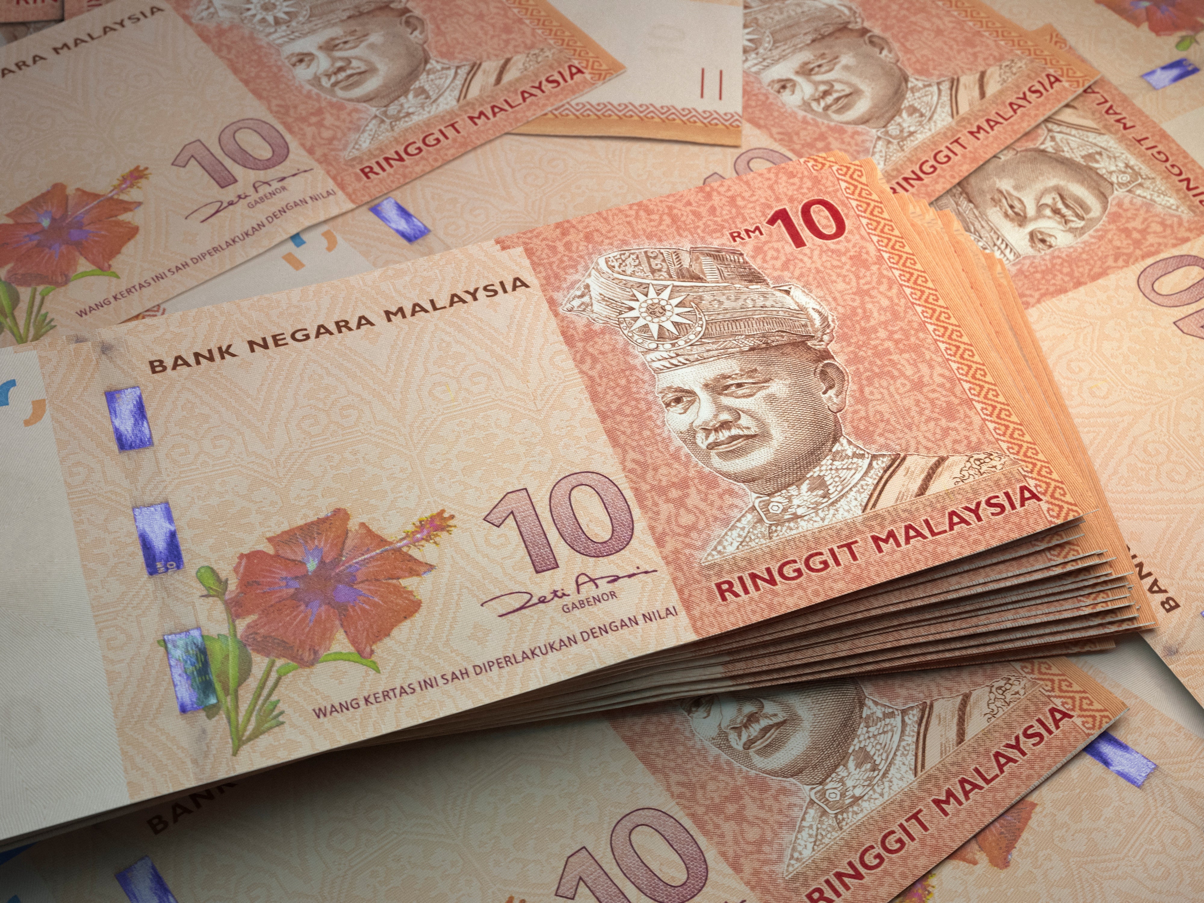 123Rf Ringgit Malaysia Ten Rm10 Cash Banknotes