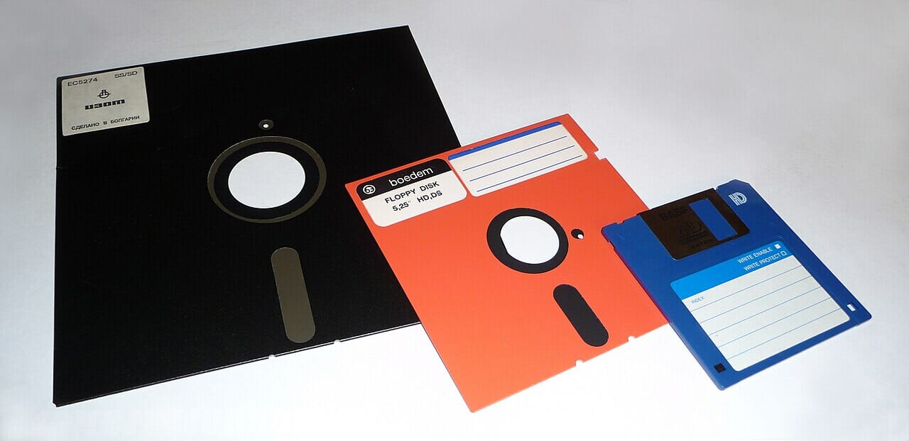 Floppy Disk Different Sizes