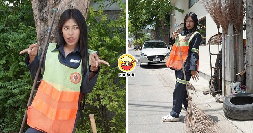 Thai Prettiest Street Sweeper Feature Image