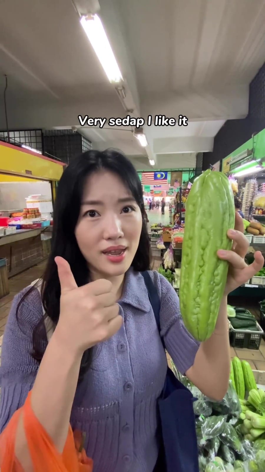 korean woman intrrodues favourite vegetables in malaysia that cant get in korea 2