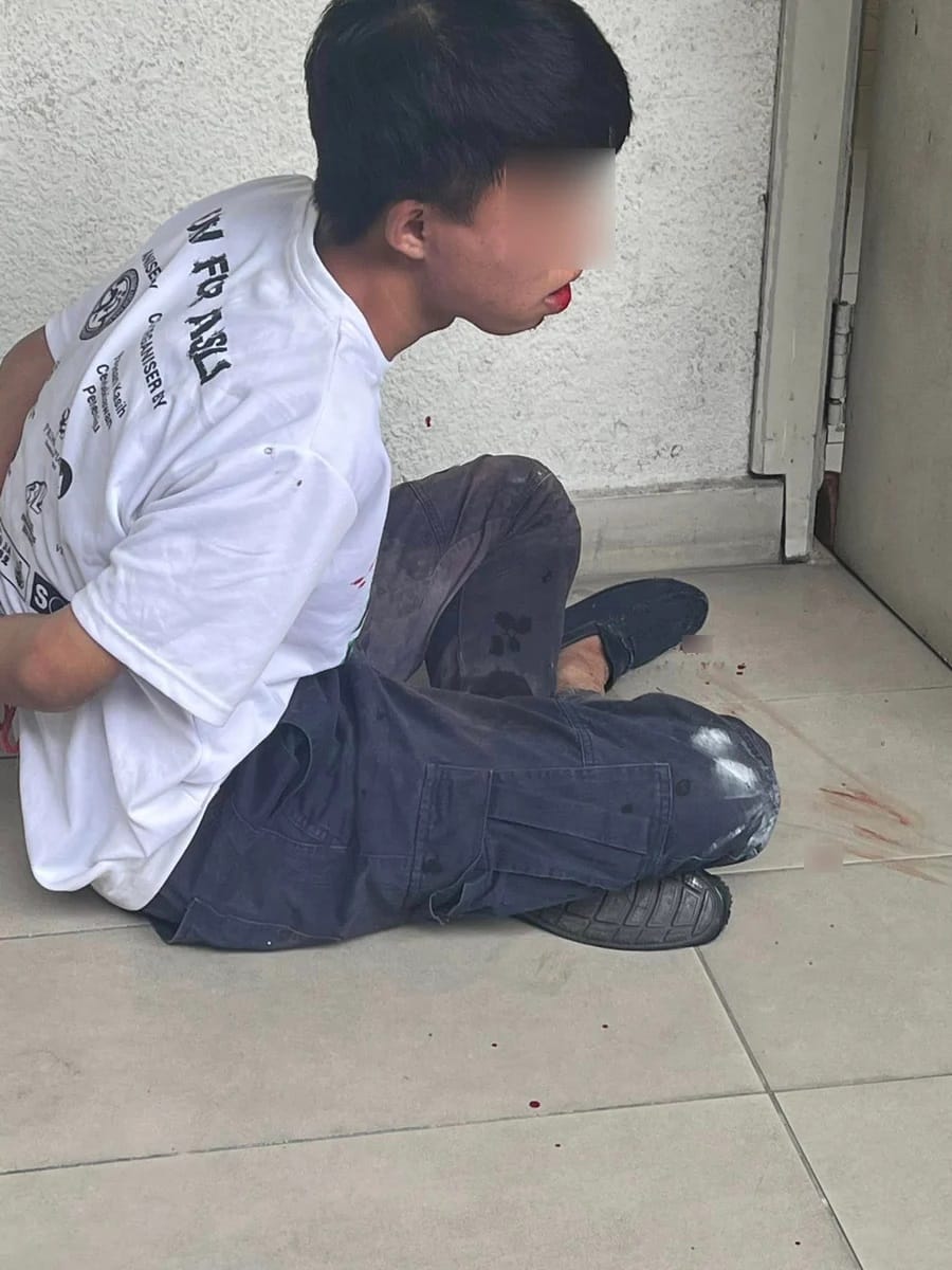 16岁少年持刀躲女厕袭击女子被逮捕是惯犯疑是残疾人士Oku 5