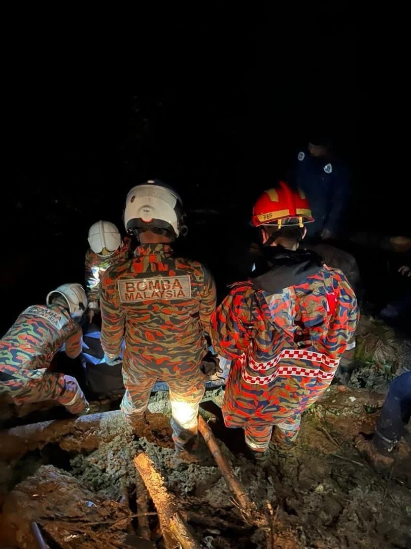 Cameron Highland Landslide Bomba Rescue Search 5