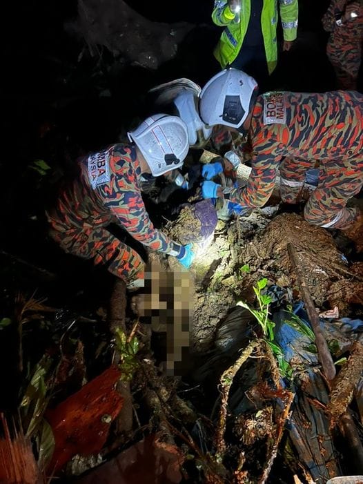 Cameron Highland Landslide Bomba Rescue Search