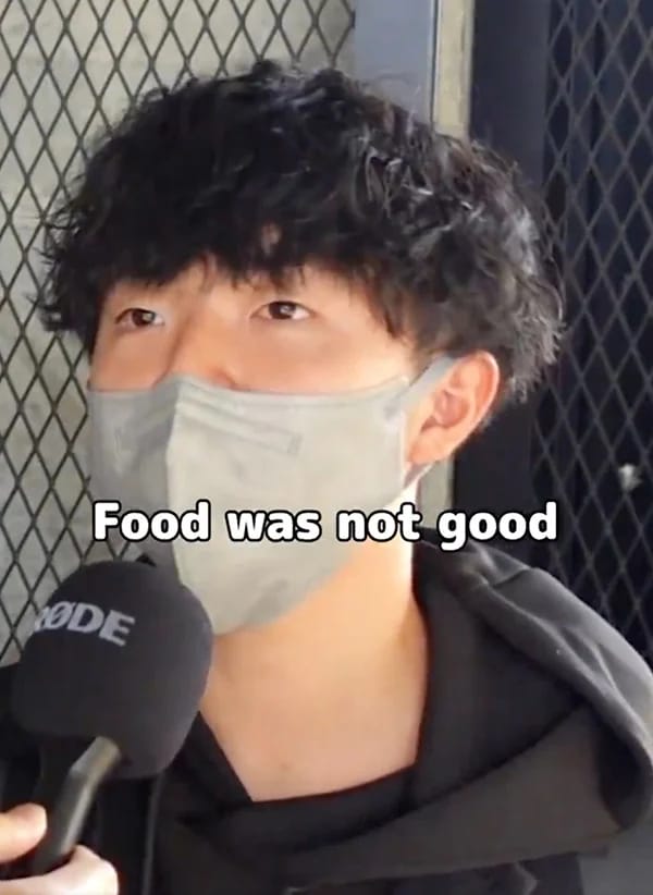 Food Not Good