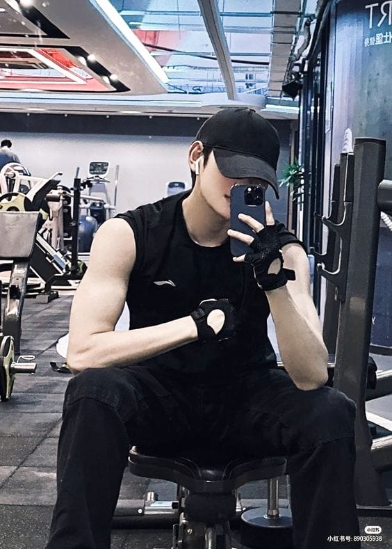 korean ulzzang gym guy man