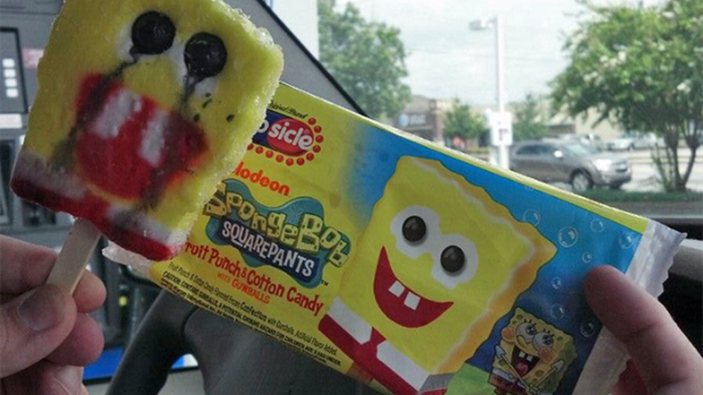 Spongebob Popsicle Illustration Vs Reality