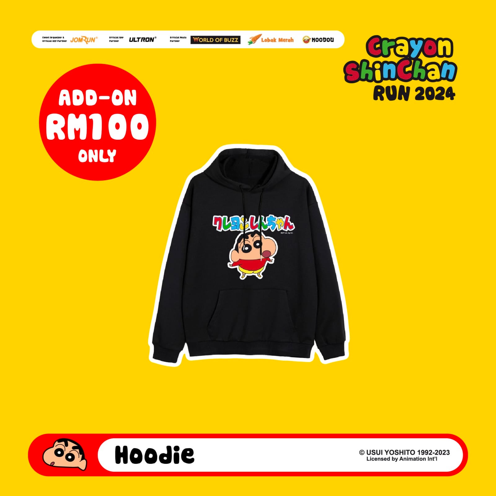 Add On Shinchan Hoodie