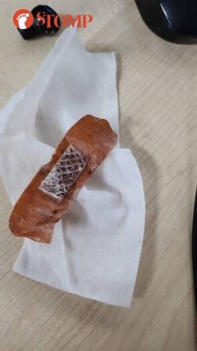 customer man found blood stained plaster in vegetarian mee hoon take away 3