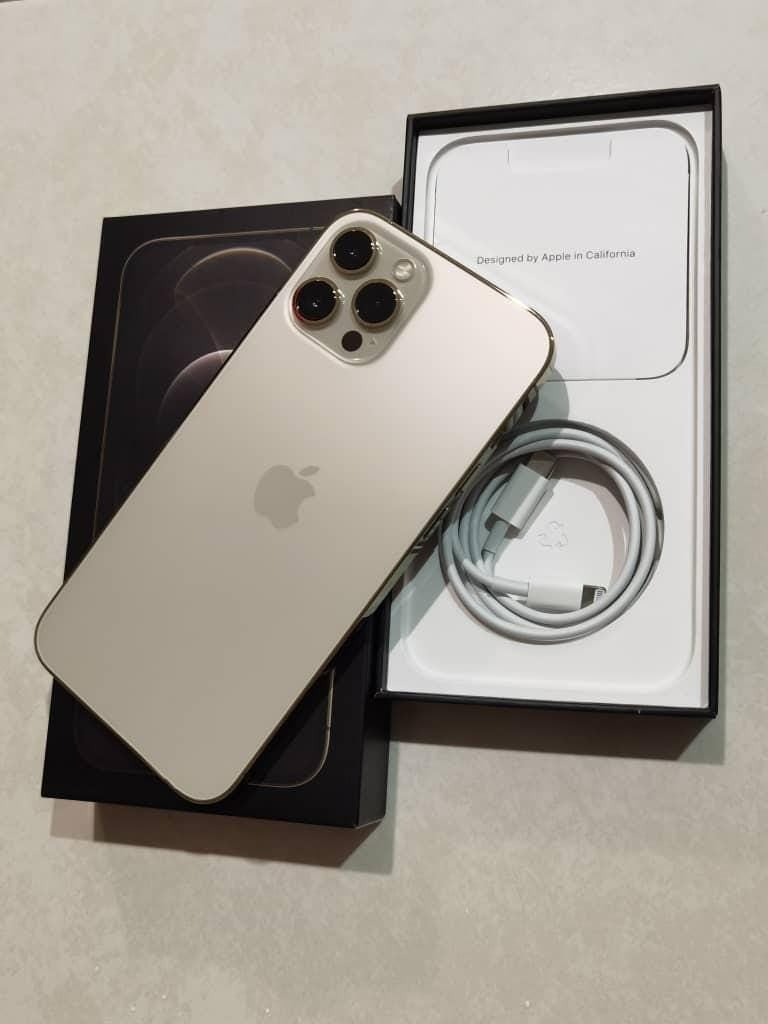 iphone 12 pro max 256gb gold carousell